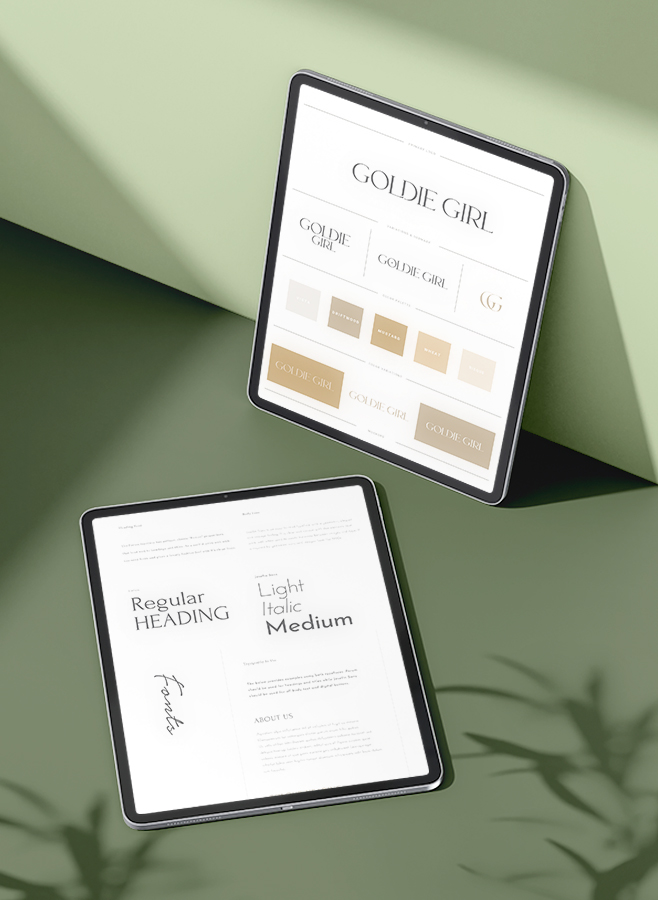 goldie girl branding